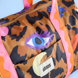 Leopard Icon Large Gym Bag