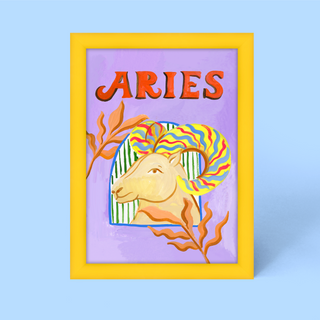Aries Zodiac Framed Print
