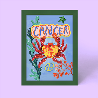 Cancer Zodiac Framed Print