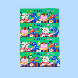 Cool Dog Club Tea Towel