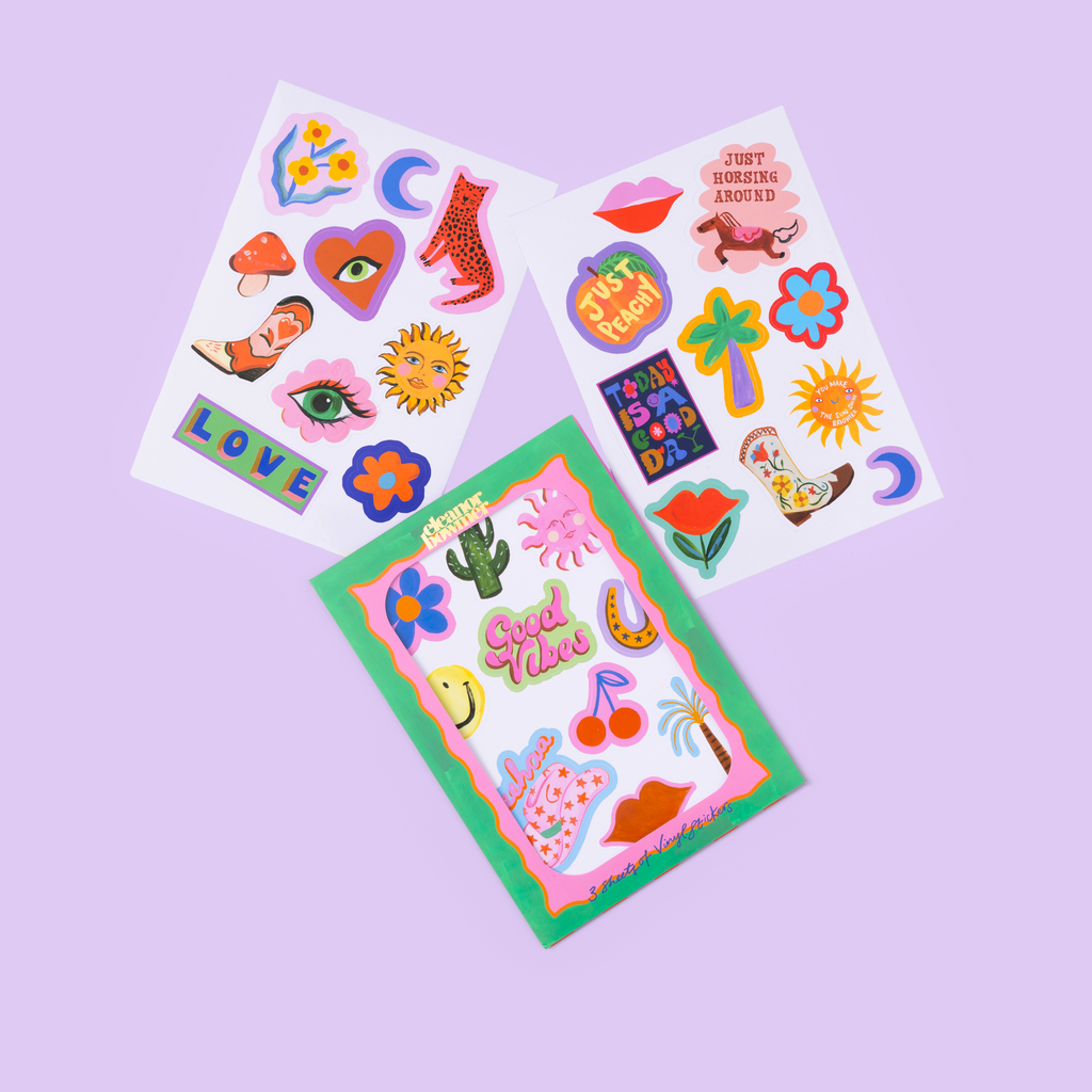 Icons Sticker Set | Cute sticker sheets | Eleanor Bowmer – Eleanor Bowmer