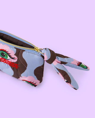 Flower Gaze Quilted Purse