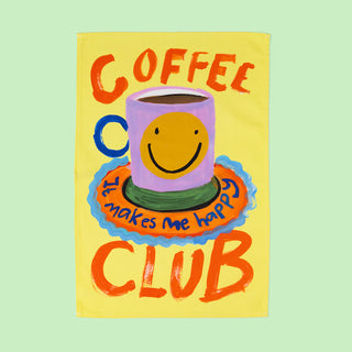 Coffee Club Tea Towel