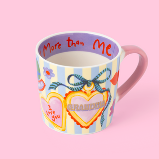 Grandma Heart Charm Mug