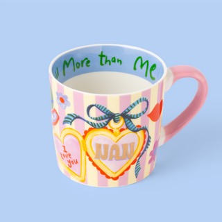 Nan Heart Charm Mug