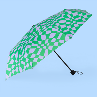 Waved Checkerboard Umbrella