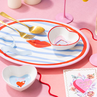 Electric Coast Lips Serve Platter