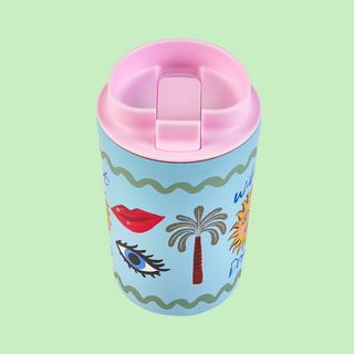 Icons Travel Mug & Washbag Gift Set