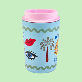 Icons Travel Mug & Washbag Gift Set