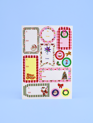Christmas Merry Icons Gift Stickers
