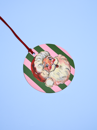 Jolly Santa Gift Tags - Set Of 3