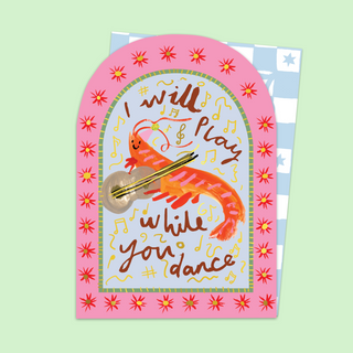 I Will Play Arched Card