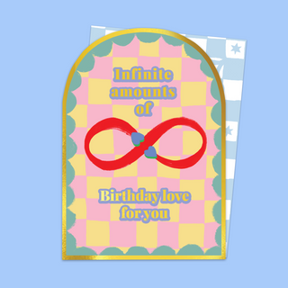 Infinite Birthday Arched Card