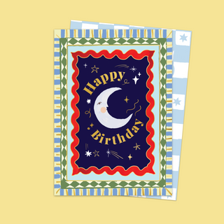 Birthday Moon Card
