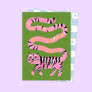 Birthday Tiger Card