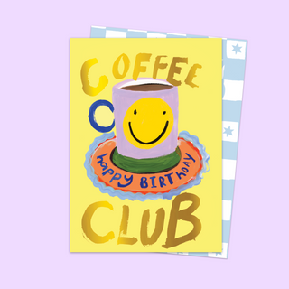 Happy Birthday Coffee Club Card