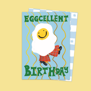 Eggcellent Birthday Card