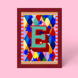 Alphabet Framed Print