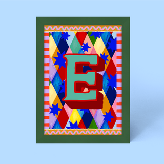Alphabet Framed Print
