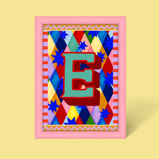 Alphabet Framed Print