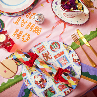 Festive Icon Cork Back Christmas Placemats - Set of 4