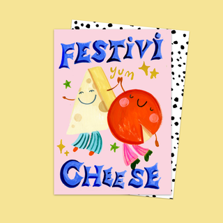 Festivi Cheese Christmas Card