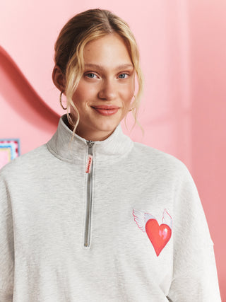 Good Vibes Quarter Zip Sweashirt