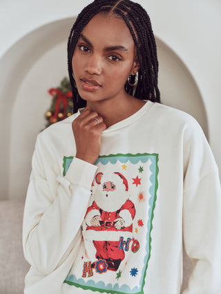Jolly Santa Adult Unisex Christmas Jumper