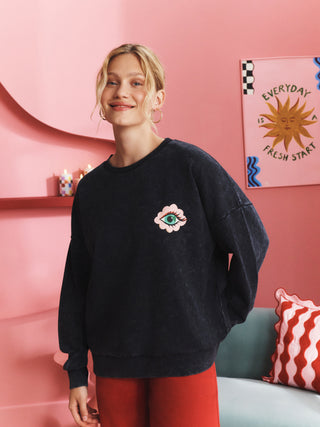 Angel Numbers Charcoal Sweatshirt