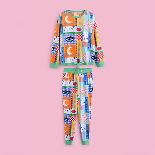 Patchwork Celestial Pyjama Set