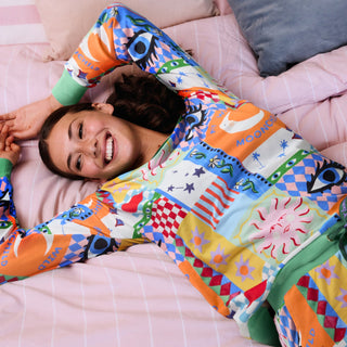 Patchwork Celestial Pyjama Set