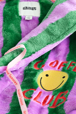 Coffee Club Fleece Robe