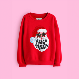 Disco Santa Kids Christmas Jumper