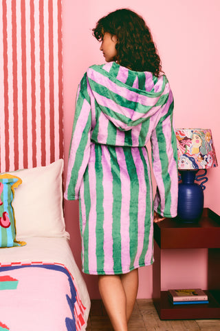 Coffee Club Fleece Robe