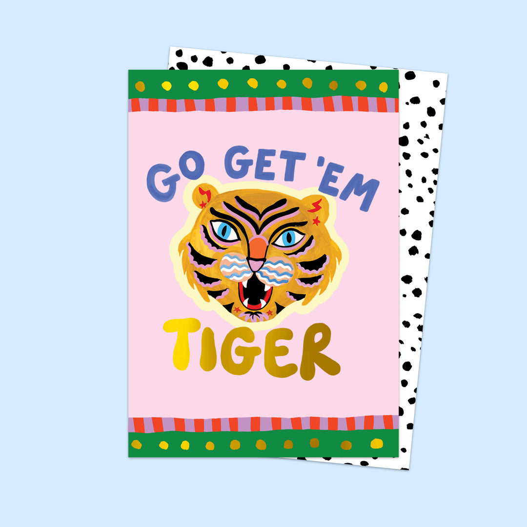 Go Get Em Tiger Card