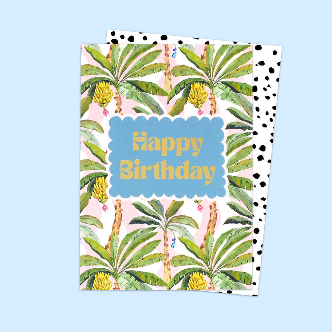 Happy Birthday Palms Card