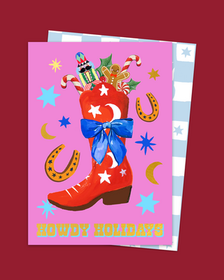 Howdy Holidays Card