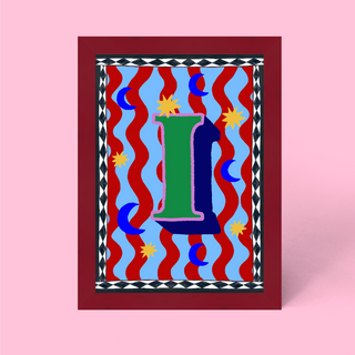 Alphabet Framed Print