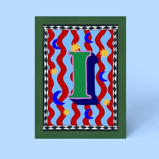 Alphabet Framed Print