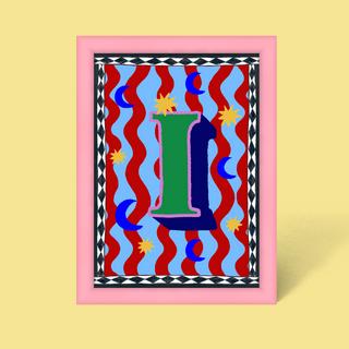 Alphabet Framed Print