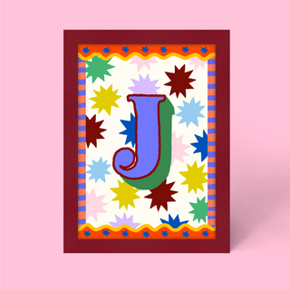 Alphabet Framed Print