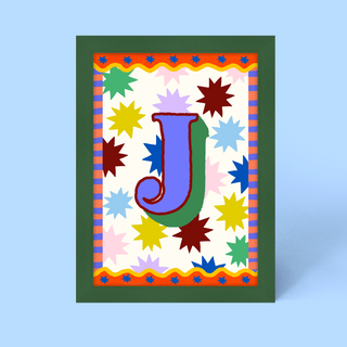 Alphabet Framed Print