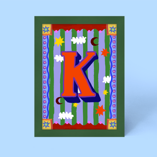 Alphabet Framed Print