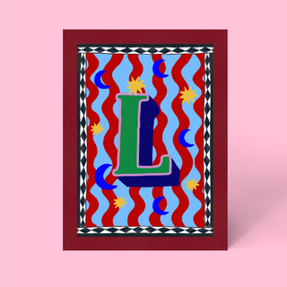 Alphabet Framed Print