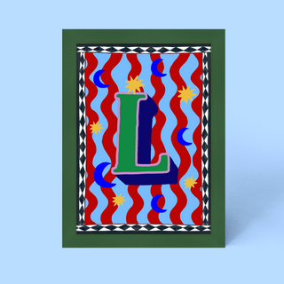 Alphabet Framed Print