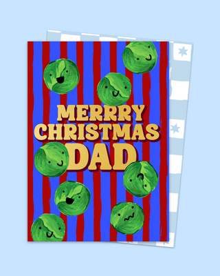 Merry Christmas Dad Sprouts Card