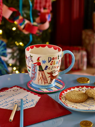 Dear Santa Mug & Snack Plate