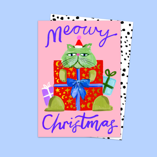 Meowy Christmas Card