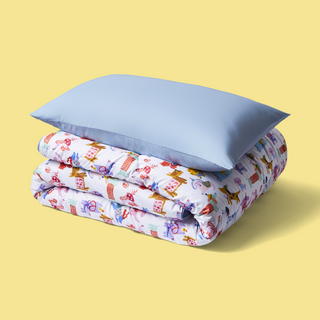 Eleanor Bowmer x Night Lark® Happy Dogs Coverless Duvet Set