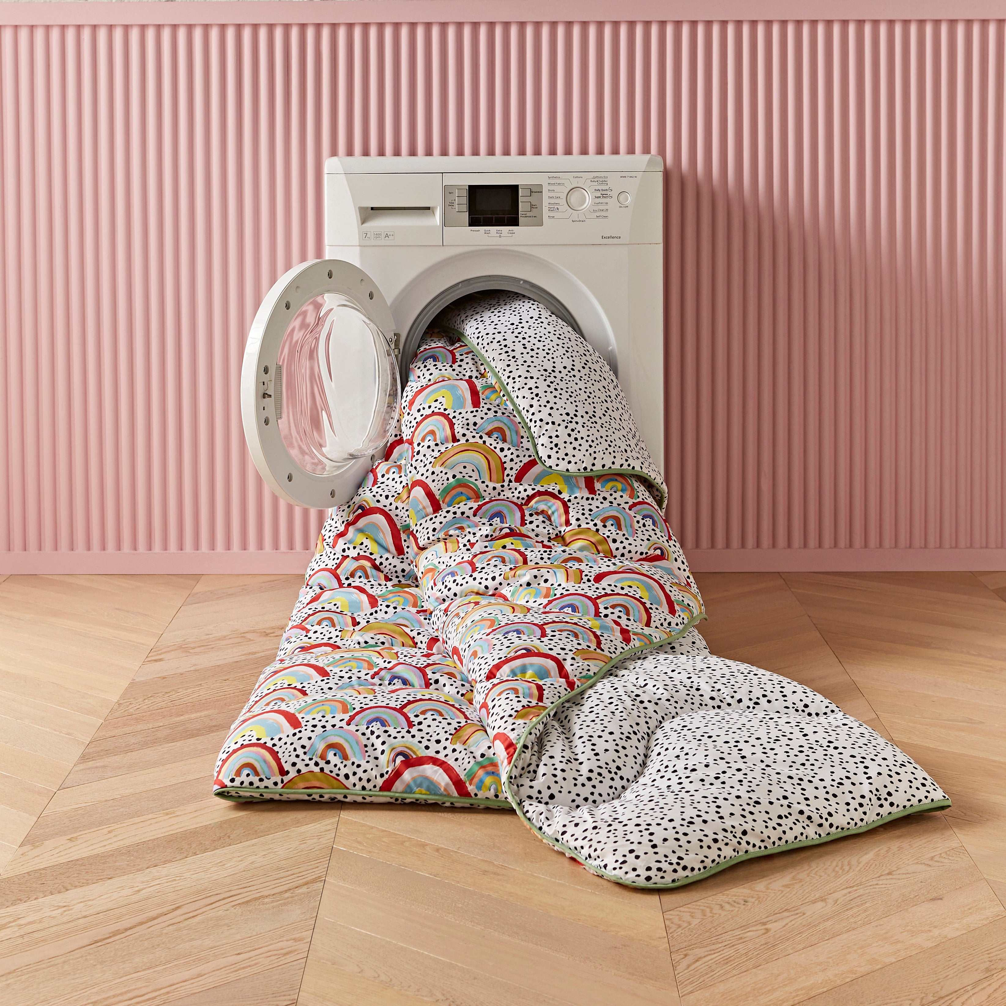 Eleanor Bowmer x Night Lark® Rainbow Coverless Duvet Set Eco